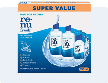 bausch and lomb renu solution super value