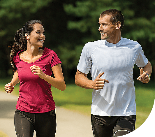 couple jogging