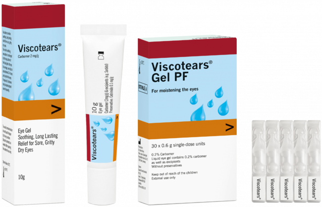 Viscotears Gel For Dry Eyes - Bausch